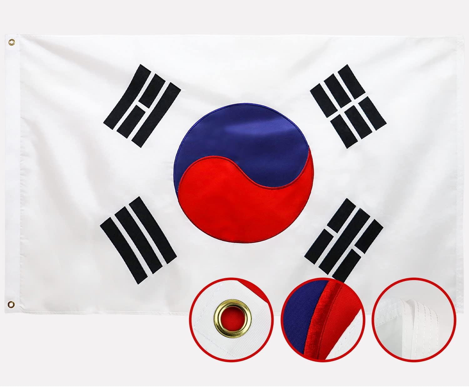 定安韩国国旗 3x5ft